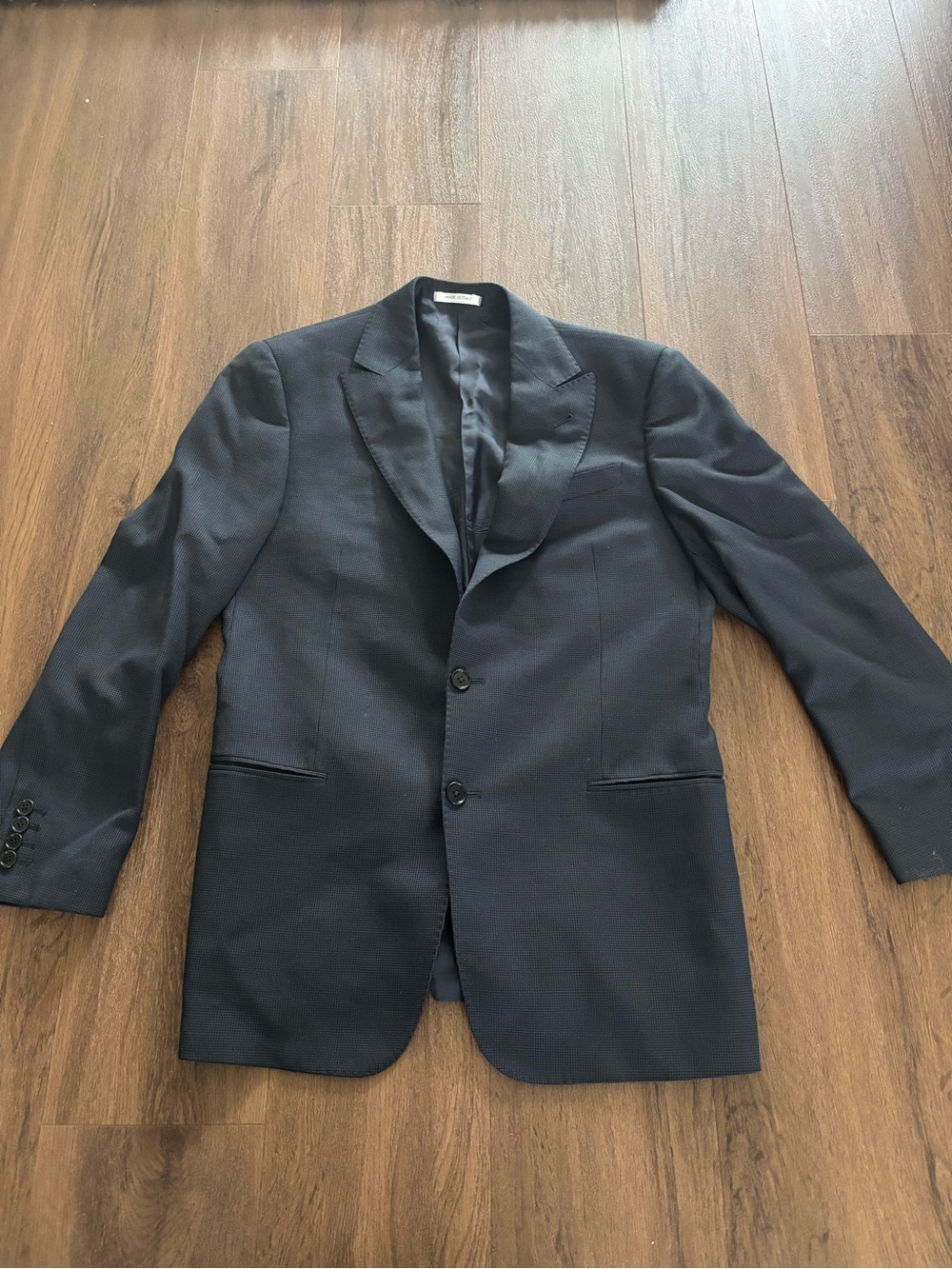 Armani Collezioni Men's Dark Navy Two-Button suit